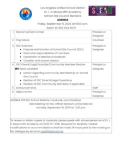 agenda